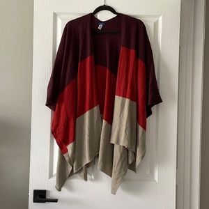 Burgundy Women’s Shawl Wrap